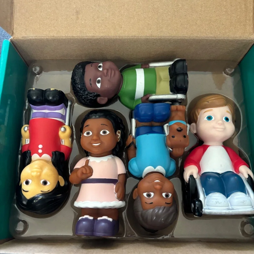 5 pc Lakeshore Learning Children W/Differing Abilities Figures Toys Soft D1-5